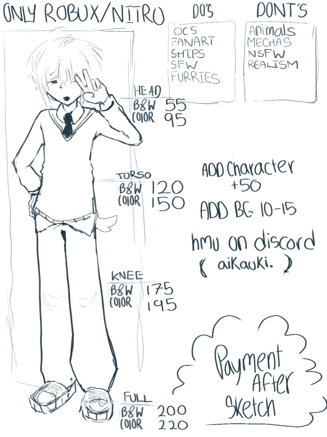 Price Sheet